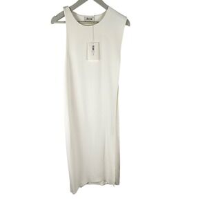 NWT Acne Studios Glennas Sz 10 White Open Sided Tunic Avant Garde Asymmetrical
